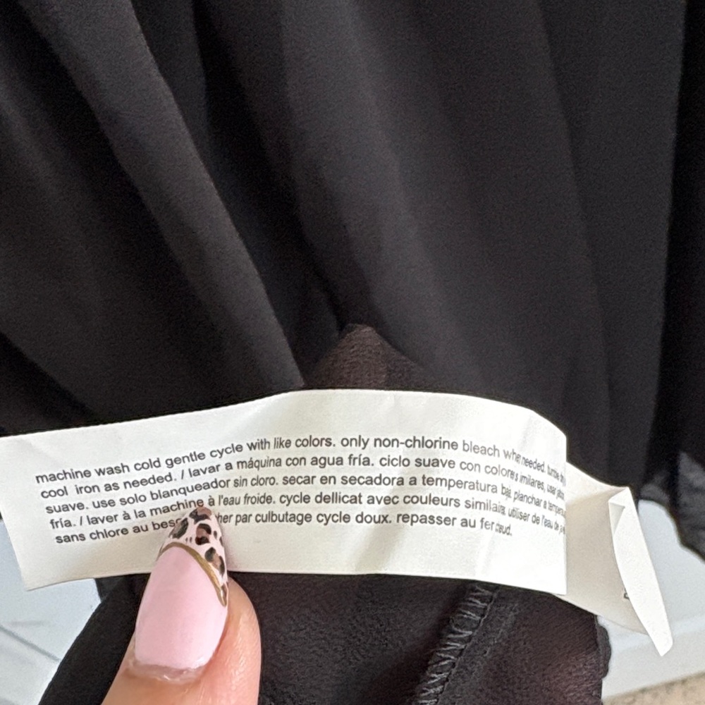 Eloquii Black Long Sleeve Dress - Picture 6 of 7